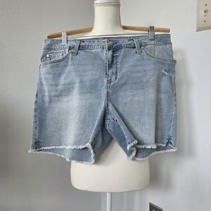 Seven7 Light Blue Jean Shorts